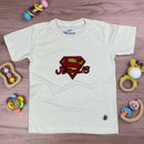 T-Shirt Infantil Off White Jesus Superman