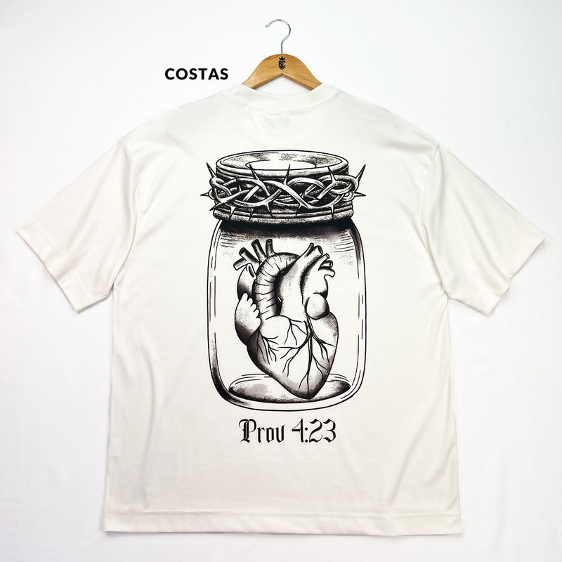 Oversized Off White Full Guarda Teu Coração Prov 4:23
