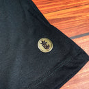 Camiseta Masculina Preta Aplique Direção Jesus