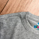 T-Shirt Infantil Cinza Espalhe Amor Por Onde For