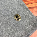 Camiseta Masculina Cinza Aplique Direção Jesus