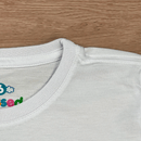 T-Shirt Infantil Branca Armadura De Deus