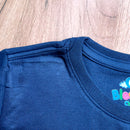 T-Shirt Infantil Azul Armadura De Deus