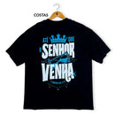 Oversized Preta Full Até que o Senhor Venha