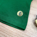 T-Shirt Infantil Verde Jesus Meu Super Herói