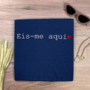 Camiseta Feminina Azul Eis-Me Aqui