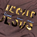 Camiseta Masculina Marrom Jesus Lives In Me