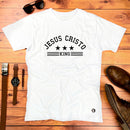 Camiseta Masculina Branca Jesus Cristo king