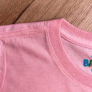 T-Shirt Infantil Rosa Espalhe Amor Por Onde For