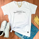 Camiseta Feminina Branca Pois Nada É Impossível Para Deus