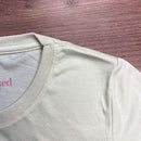 Camiseta Feminina Off White Aplique Jesus Glitter Dourado